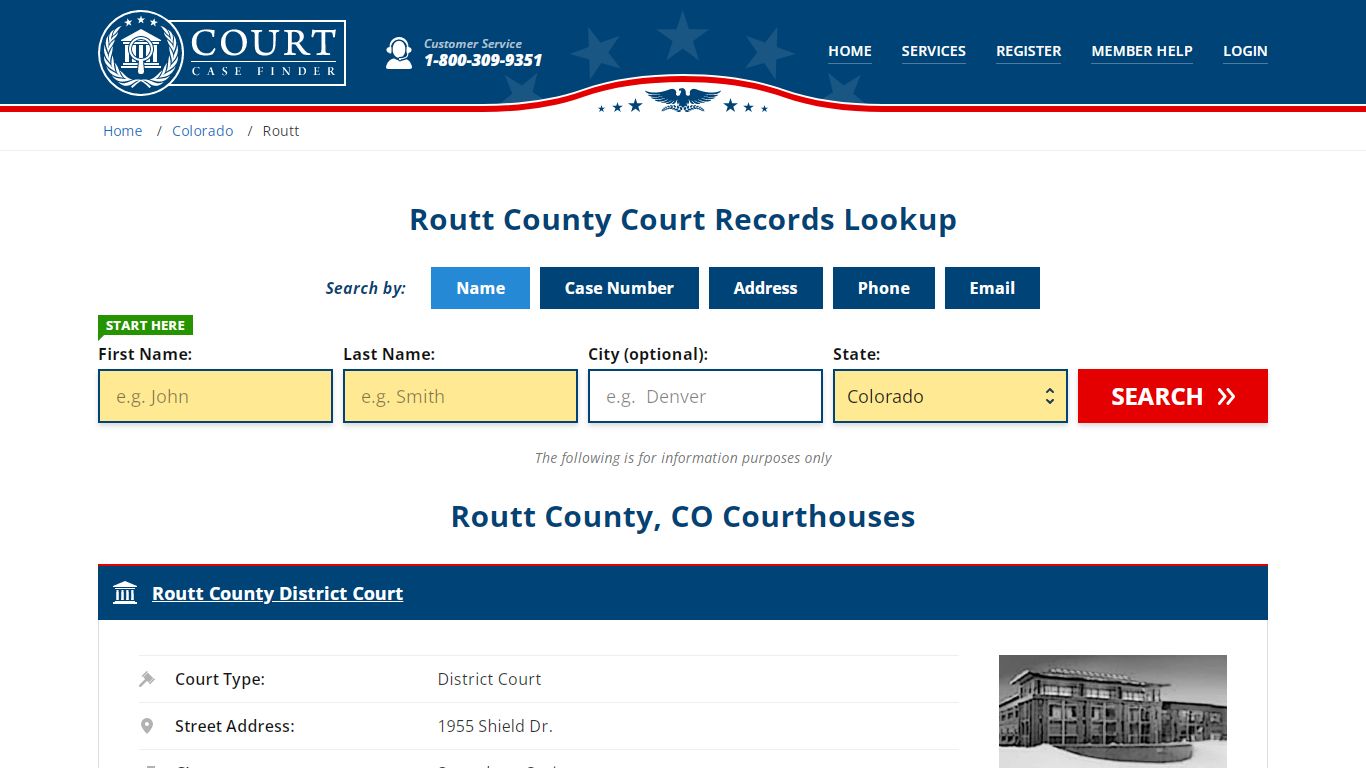 Routt County Court Records | CO Case Lookup - CourtCaseFinder.com